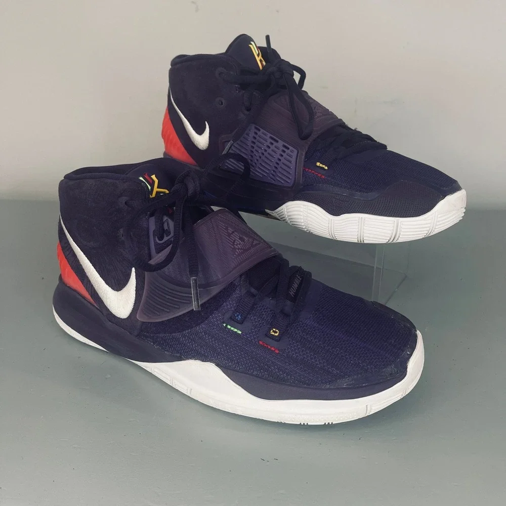 Nike Kyrie‎ 6 Enlightenment Basketball Shoes Kids Size 7Y Women's 8.5 BQ5599-500